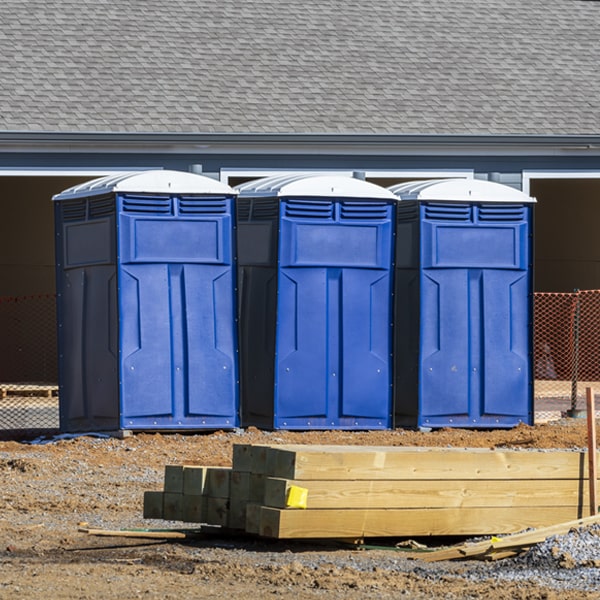 are there any restrictions on where i can place the porta potties during my rental period in Millington New Jersey